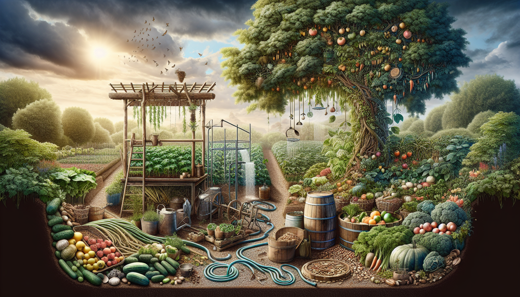 Crafting Your Sustainable Oasis: A Guide to Water-Wise Gardening for Thriving Homesteads