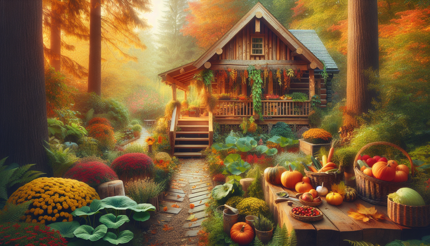 Designing an Intentional Autumnal Sanctuary: A Guide to Cultivating Beauty and Function in Your Homestead Garden